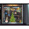Hot Christmas decoration glue free static paste Christmas window window decoration Christmas shopping mall hotel layout