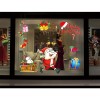 Hot Christmas decoration glue free static paste Christmas window window decoration Christmas shopping mall hotel layout