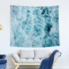 Decorative blanket tapestry Nordic ins blue ocean tapestry painting bedroom giant hanging cloth wall hanging custom