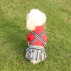 Tide brand dog clothes Fadou Teddy's new pet clothes winter plus cotton thick four-legged clothes factory direct sales	