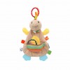 Cute cartoon animal comfort towel export high quality baby teether molar comfort towel with pocket
