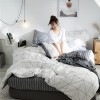 European and American pure cotton all cotton bedding quilt cover pillow cover three piece set