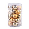 34 Christmas ball sets 4cm Christmas decorations Christmas tree decorative ball shaped ball