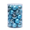 34 Christmas ball sets 6cm Christmas decorations Christmas tree decorative ball shaped ball