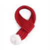 Pet knitted Christmas scarf creative VIP Teddy scarf cat dog pet products