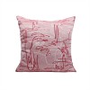 Simple pillow cover sofa stripe pillow cover Nordic home decoration cushion sticky linen cushion cover strip pillow