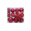 Christmas decorations Christmas tree hanger 18pcs Christmas electroplating ball heterosexual ball gift box tree top star set