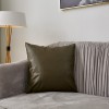 Pillow bedside soft bag Nordic PU leather pillow light luxury Technology cloth pillow car sofa pillow case