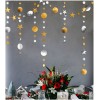 Golden onion powder champagne golden star wafer pull flower pendant party wedding celebration birthday celebration decoration