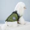 Pet clothes autumn and winter waterproof and warm dog cotton clothes winter ski clothes chest back integrated cotton vest