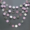 Shiny face glittering pink paper round drawing birthday party wedding window classroom bar party decoration supplies