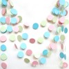 Shiny face glittering pink paper round drawing birthday party wedding window classroom bar party decoration supplies