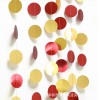Shiny face glittering pink paper round drawing birthday party wedding window classroom bar party decoration supplies