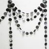 Shiny face glittering pink paper round drawing birthday party wedding window classroom bar party decoration supplies