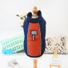 Pet clothes autumn winter cotton vest dog cotton coat two-color splicing coat cold proof and warm Teddy ski suit