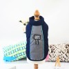 Pet clothes autumn winter cotton vest dog cotton coat two-color splicing coat cold proof and warm Teddy ski suit