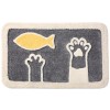 Cartoon high and low wool Home flocking floor mat door bathroom water absorption non slip foot mat door mat
