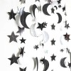 Mirror precious Blue Star Moon Flower flag Birthday wedding party kindergarten party decoration