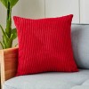 Corduroy pillow case sofa pillow case straight velvet pillow case cushion plush pillow back