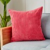Corduroy pillow case sofa pillow case straight velvet pillow case cushion plush pillow back