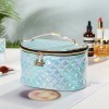 2021 women's PU cosmetic bag travel fashion creative cosmetic storage bag large capacity portable storage bag