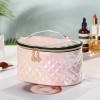 2021 women's PU cosmetic bag travel fashion creative cosmetic storage bag large capacity portable storage bag