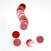 Christmas theme red and green round piece pendant Party School Kindergarten holiday atmosphere decoration round four meter pull flower