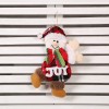 Christmas decoration small pendant Christmas supplies Santa Claus Snowman Cloth Doll Christmas scene Pendant