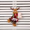 Christmas decoration small pendant Christmas supplies Santa Claus Snowman Cloth Doll Christmas scene Pendant