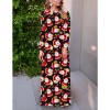 Fc700 2021 European and American women's Christmas printed long sleeve large dress