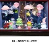 Christmas window stickers static stickers Christmas mall home party window static stickers decorative products