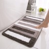Flocked household carpet floor mat household toilet bathtub water absorbing foot mat bathroom anti-skid mat