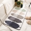 Simple Nordic Home flocking carpet floor mat into the door, bedroom, bathroom, water absorption and anti-skid foot pad