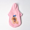 New pet clothes spring and autumn dog hooded sweater two-legged dog pattern printed clothes 