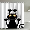 Cute cartoon bath animal bathroom shower curtain waterproof hanging curtain bathroom partition curtain hole free shower curtain