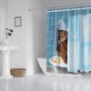 Cute cartoon bath animal bathroom shower curtain waterproof hanging curtain bathroom partition curtain hole free shower curtain