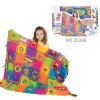 Parent-child interaction handmade material package knitting game intelligence toy handmade diy stitching fabric knotted quilt