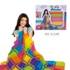 Parent-child interaction handmade material package knitting game intelligence toy handmade diy stitching fabric knotted quilt