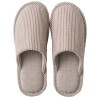 Winter Japanese-style indoor home women's warmth and velvet thick-soled cotton slippers for couples men's household slippers