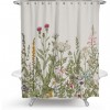 Shower curtain Nordic shower curtain digital printing waterproof polyester shower curtain bathroom curtain shower curtain customization