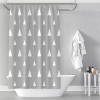 Shower curtain Nordic shower curtain digital printing waterproof polyester shower curtain bathroom curtain shower curtain customization