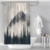 Shower curtain Nordic shower curtain digital printing waterproof polyester shower curtain bathroom curtain shower curtain customization