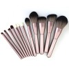 12 small grape cosmetic brush set, animal hair powder, eye shadow brush, beauty dressing tool.