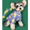 Dog clothes spring and autumn clothing small dog autumn and winter thickened cactus sweater Teddy Chenery Bomei Cat Sweater