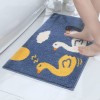 Bathroom, bathroom, water absorption and anti-skid cartoon carpet floor mat, living room entrance, simple household bedroom door mat