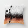 Home style Nordic geometric gold powder pillow peach skin velvet pillow cover pillow cushion waist