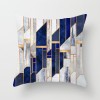 Home style Nordic geometric gold powder pillow peach skin velvet pillow cover pillow cushion waist