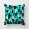 Home style Nordic geometric gold powder pillow peach skin velvet pillow cover pillow cushion waist