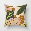 Yellow geometric lines sunrise sunset peach skin velvet pillow case car waist pillow sofa pillow case