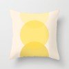 Yellow geometric lines sunrise sunset peach skin velvet pillow case car waist pillow sofa pillow case